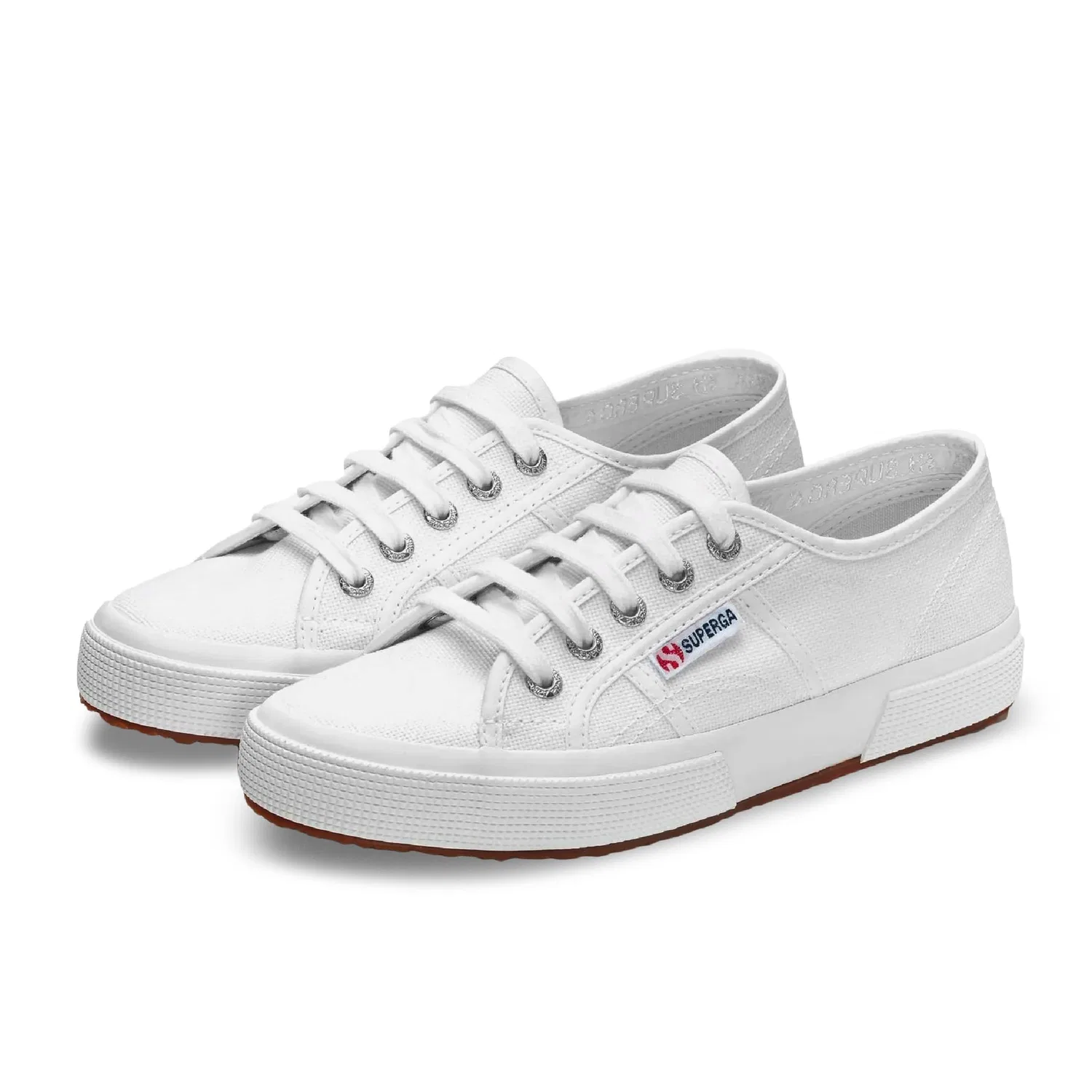 картинка Детские кеды для девочек с контрастной отделкой Superga, White от магазина Одежда+