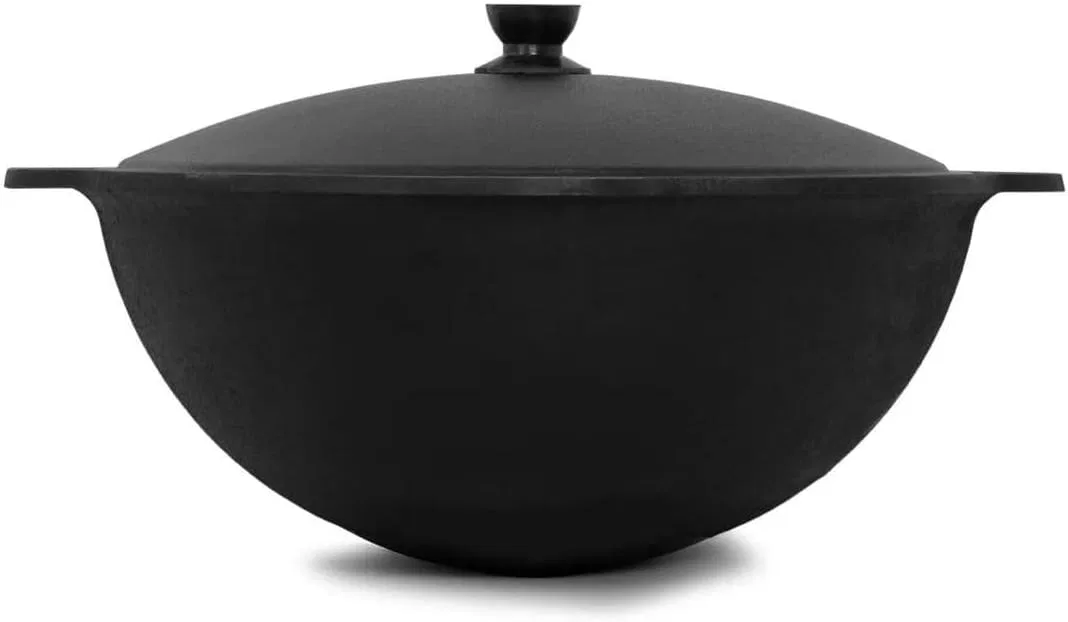картинка Казан 12 л из чугуна, эмалированный, Black от магазина Одежда+