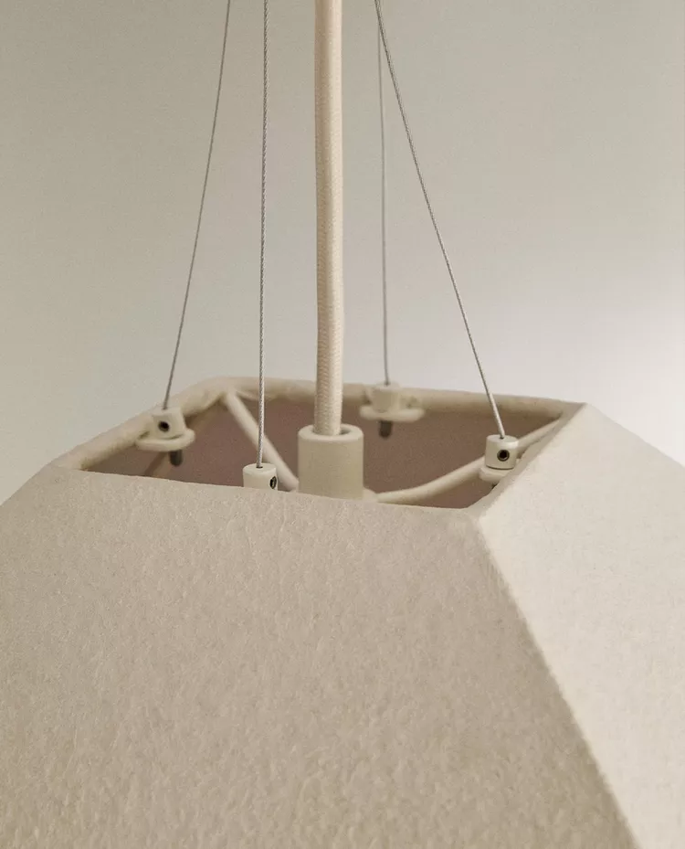 картинка Подвесной светильник Zara Home Geometric Paper Ceiling, белый от магазина Одежда+