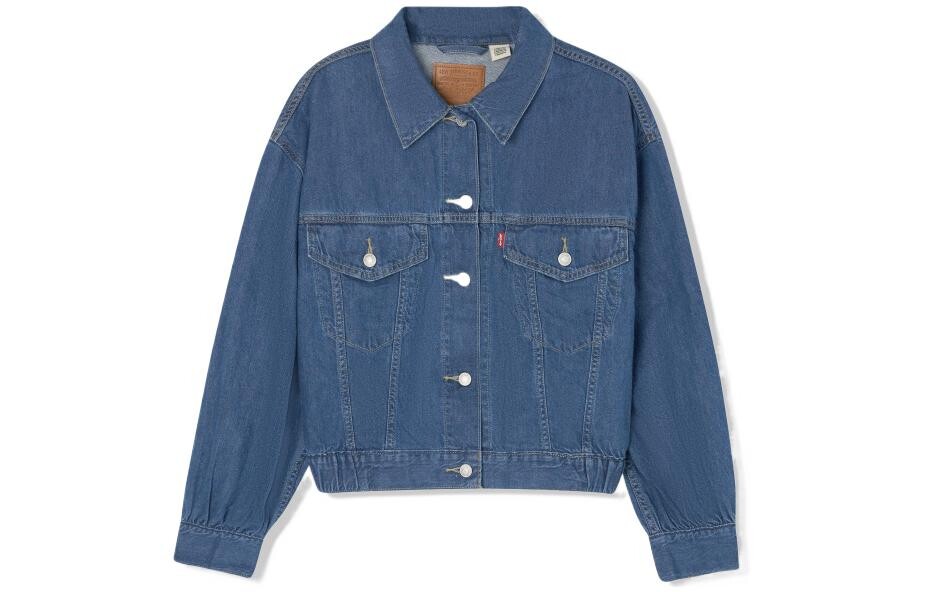 картинка Джинсовая куртка Levi's Scrunchie Trucker, синий от магазина Одежда+