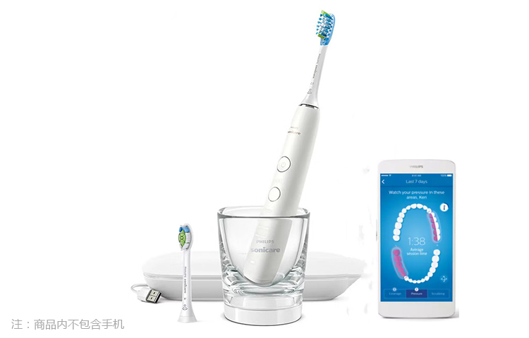картинка Электрическая зубная щетка PHILIPS, черный от магазина Одежда+