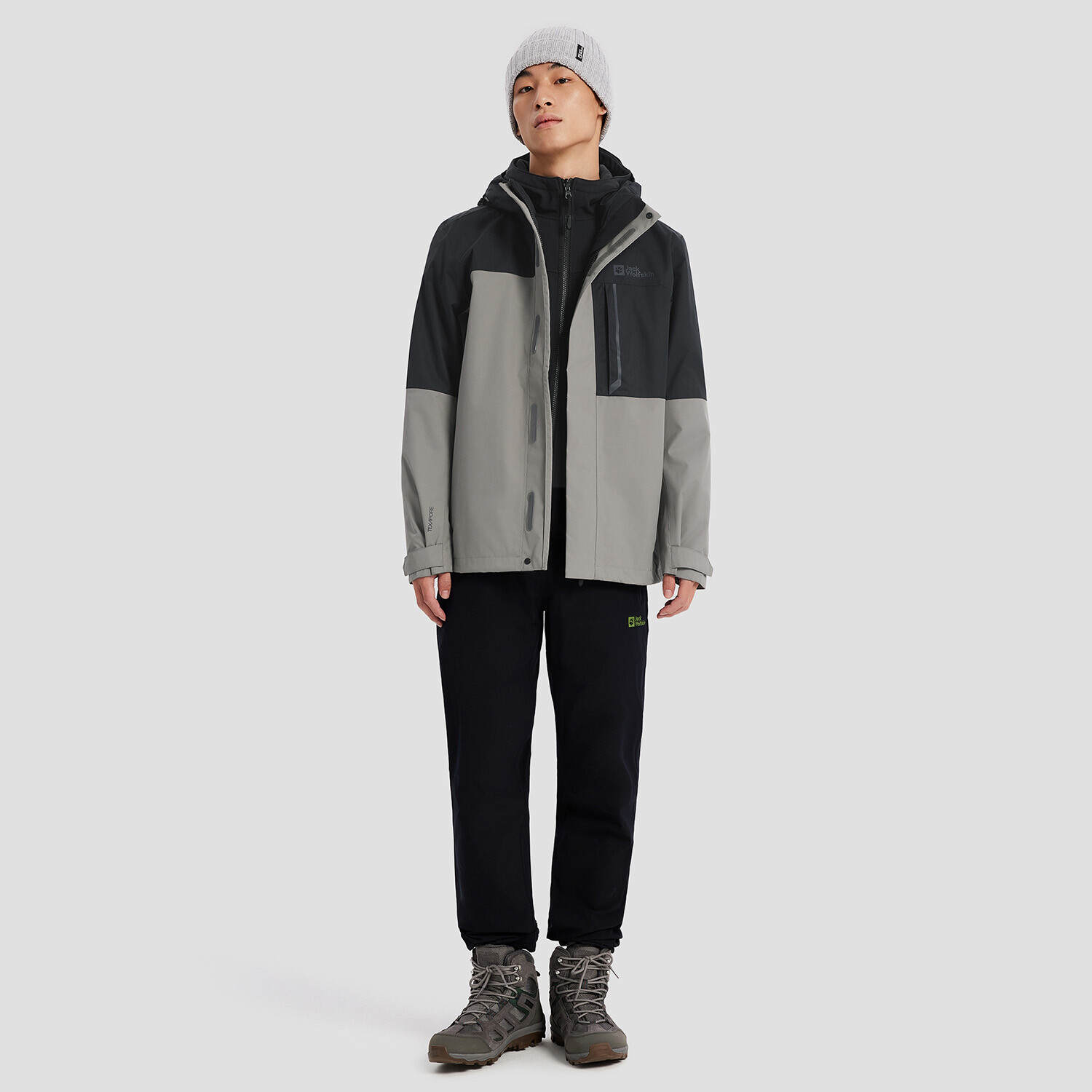 картинка Ветровка мужская Jack Wolfskin, черный от магазина Одежда+