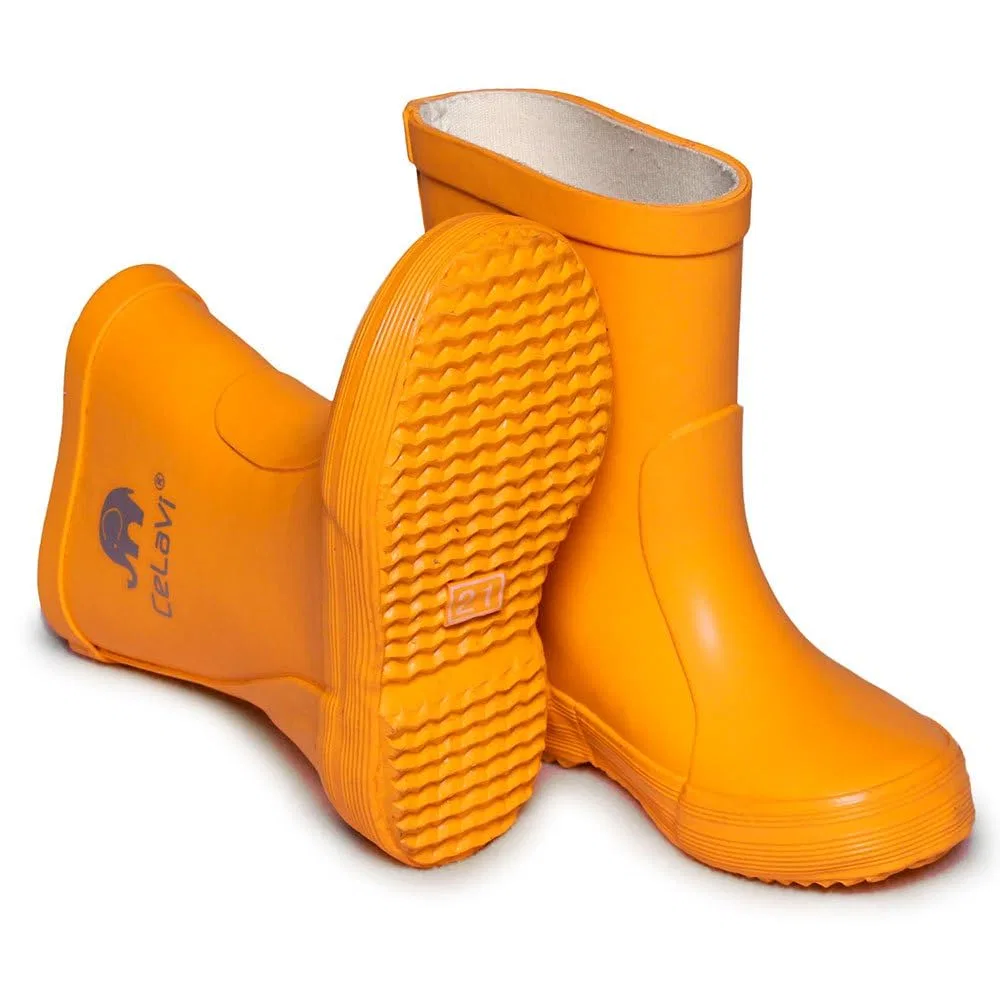 картинка Детские резиновые сапоги Basic Wellies Celavi, Mineral Yellow от магазина Одежда+