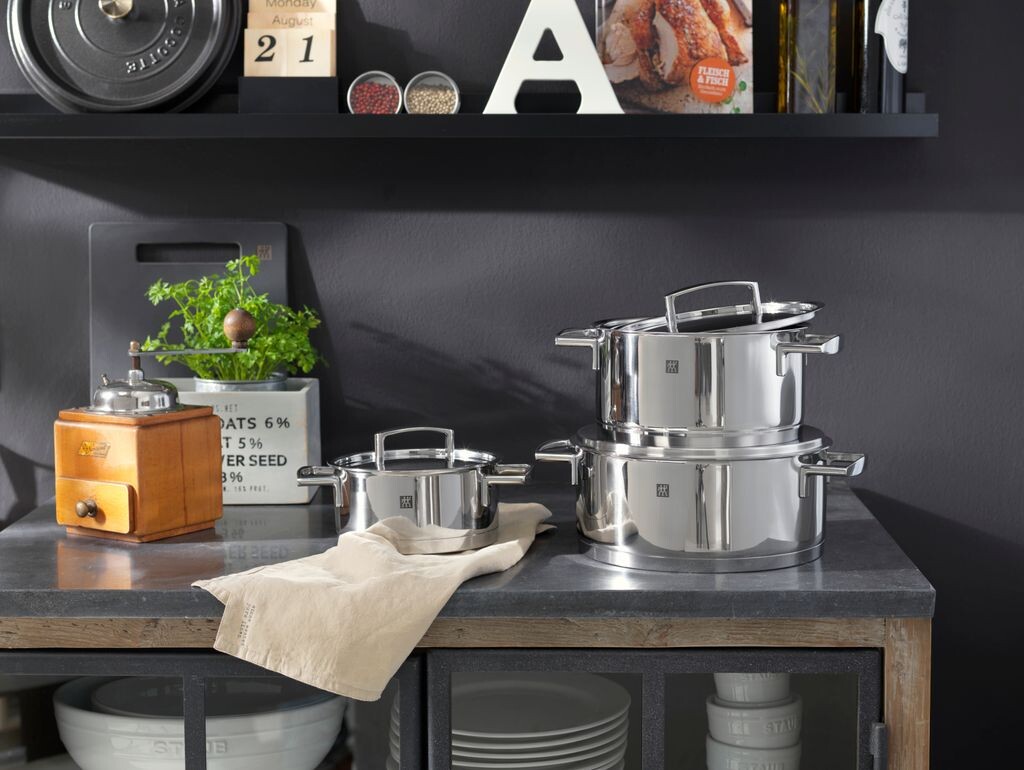 картинка Набор посуды Zwilling Passion, 9 предметов, серебристый от магазина Одежда+