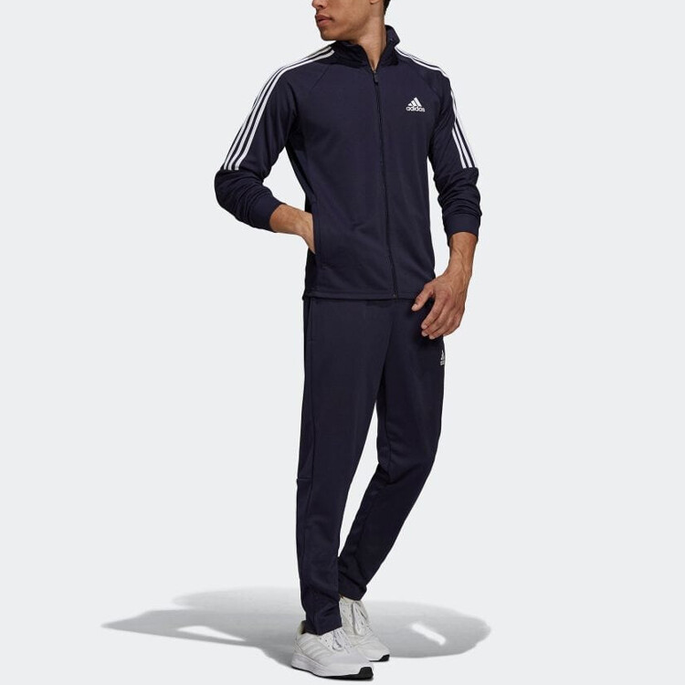 картинка Мужской повседневный спортивный комплект Adidas, темно-синий от магазина Одежда+