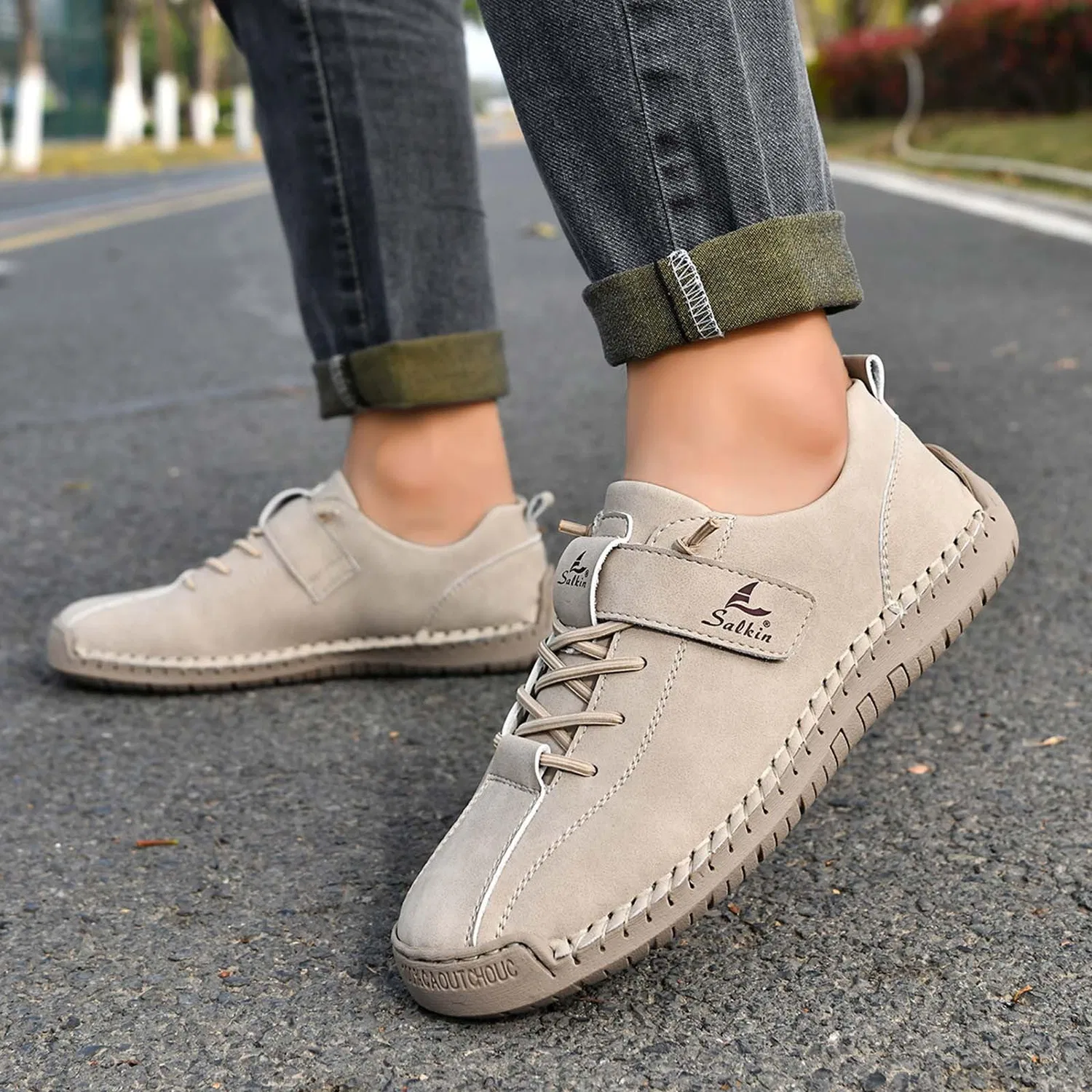 картинка Женские мокасины классические, Beige от магазина Одежда+