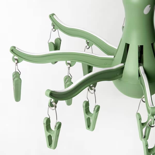 картинка Сушилка подвесная Ikea Pressa 16 Clothes Pegs, зеленый от магазина Одежда+