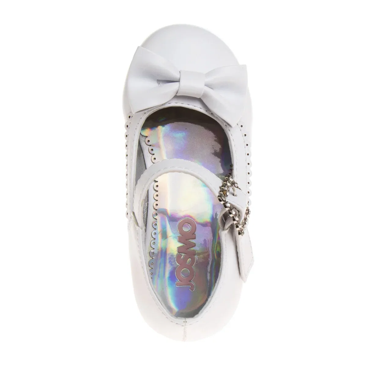 картинка Детские туфли для девочек с блестками Josmo Shoes, White от магазина Одежда+