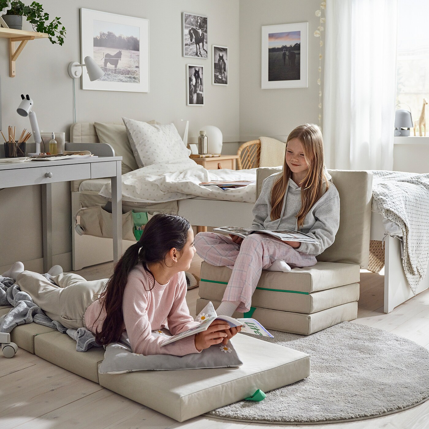 картинка Пуф/матрас, складной IKEA, зеленый от магазина Одежда+