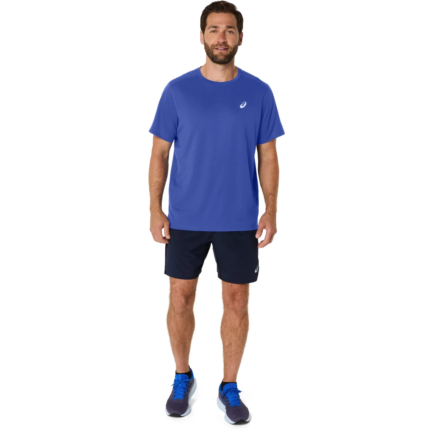 картинка Мужская футболка для бега Asics, Cobalt Burst от магазина Одежда+