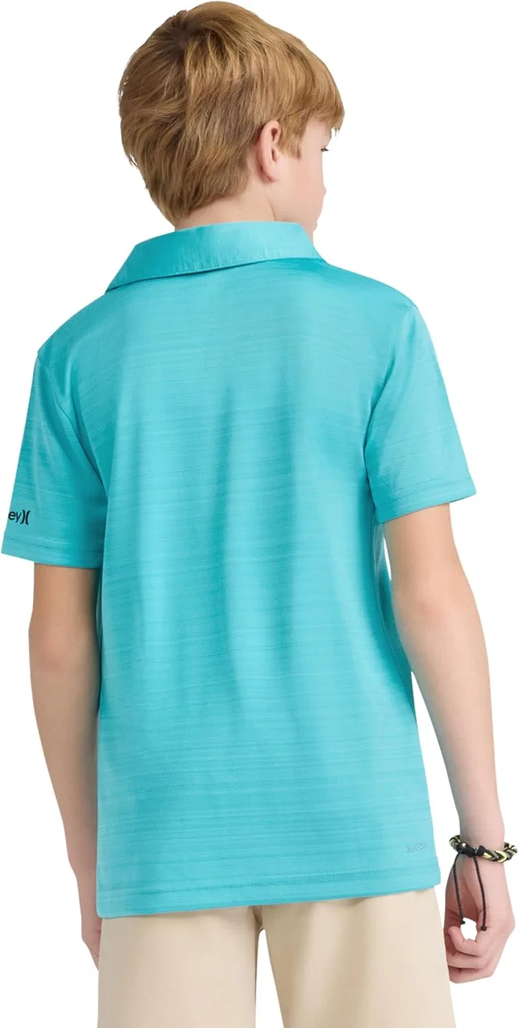 картинка Поло для мальчиков Hurley Performance Polo Shirt, Barracuda Blue от магазина Одежда+