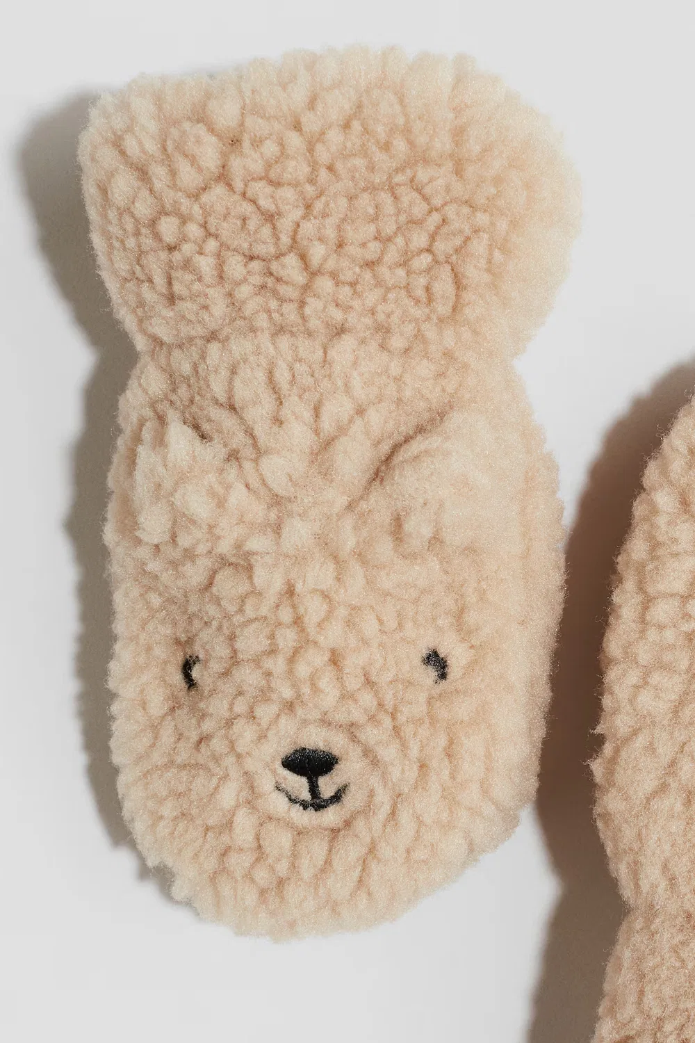 картинка Варежки из плюшевого флиса H&M, Beige от магазина Одежда+