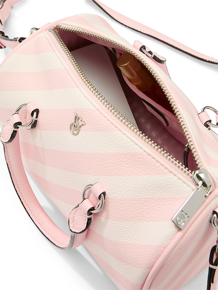 картинка Сумка Victoria's Secret Mini Duffle, Розовый/Белый от магазина Одежда+