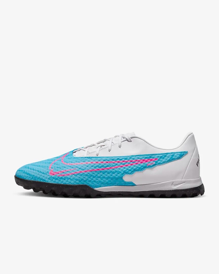 картинка Футбольные кроссовки Nike Phantom GX Academy TF, белый/голубой от магазина Одежда+
