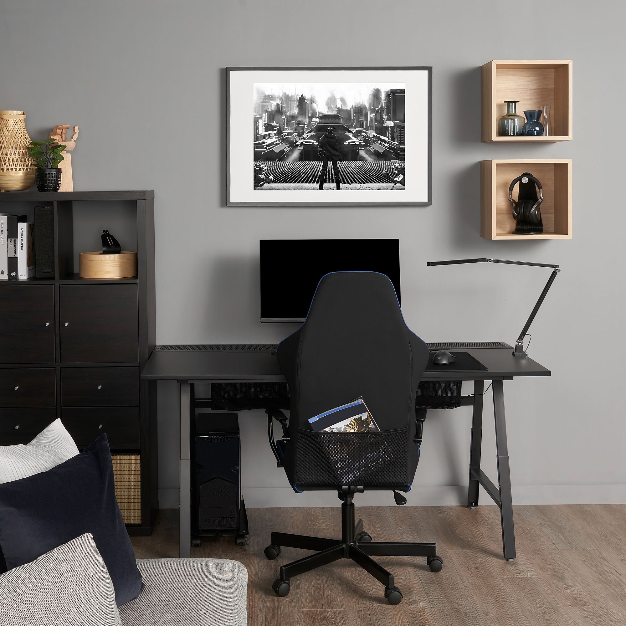 картинка Игровой стол IKEA UTESPELARE, 160x80 см, черный от магазина Одежда+