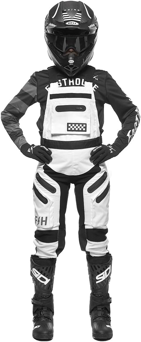 картинка Женский мотоциклетный комбинезон FASTHOUSE для мотокросса, White/Black от магазина Одежда+