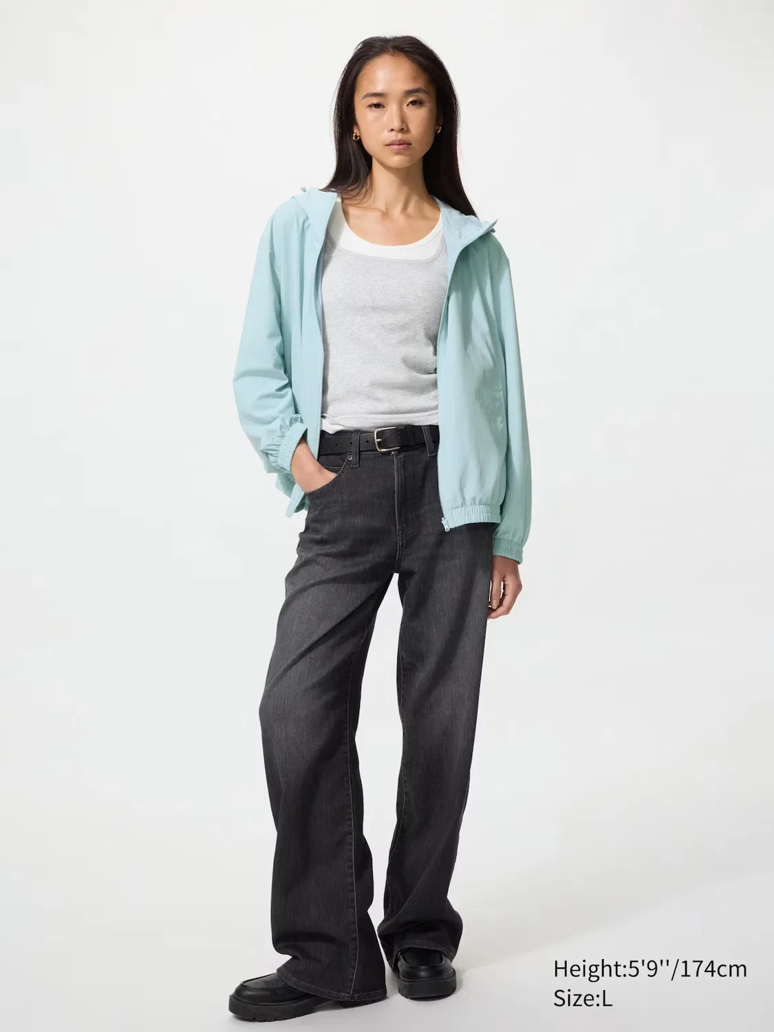 картинка Парка Uniqlo Двусторонняя, двусторонняя, розовый от магазина Одежда+