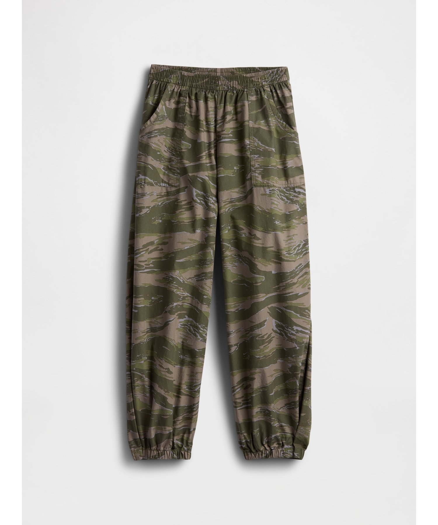 картинка (K) Свободные спортивные штаны из поплина (детские) GAP, CAMO от магазина Одежда+