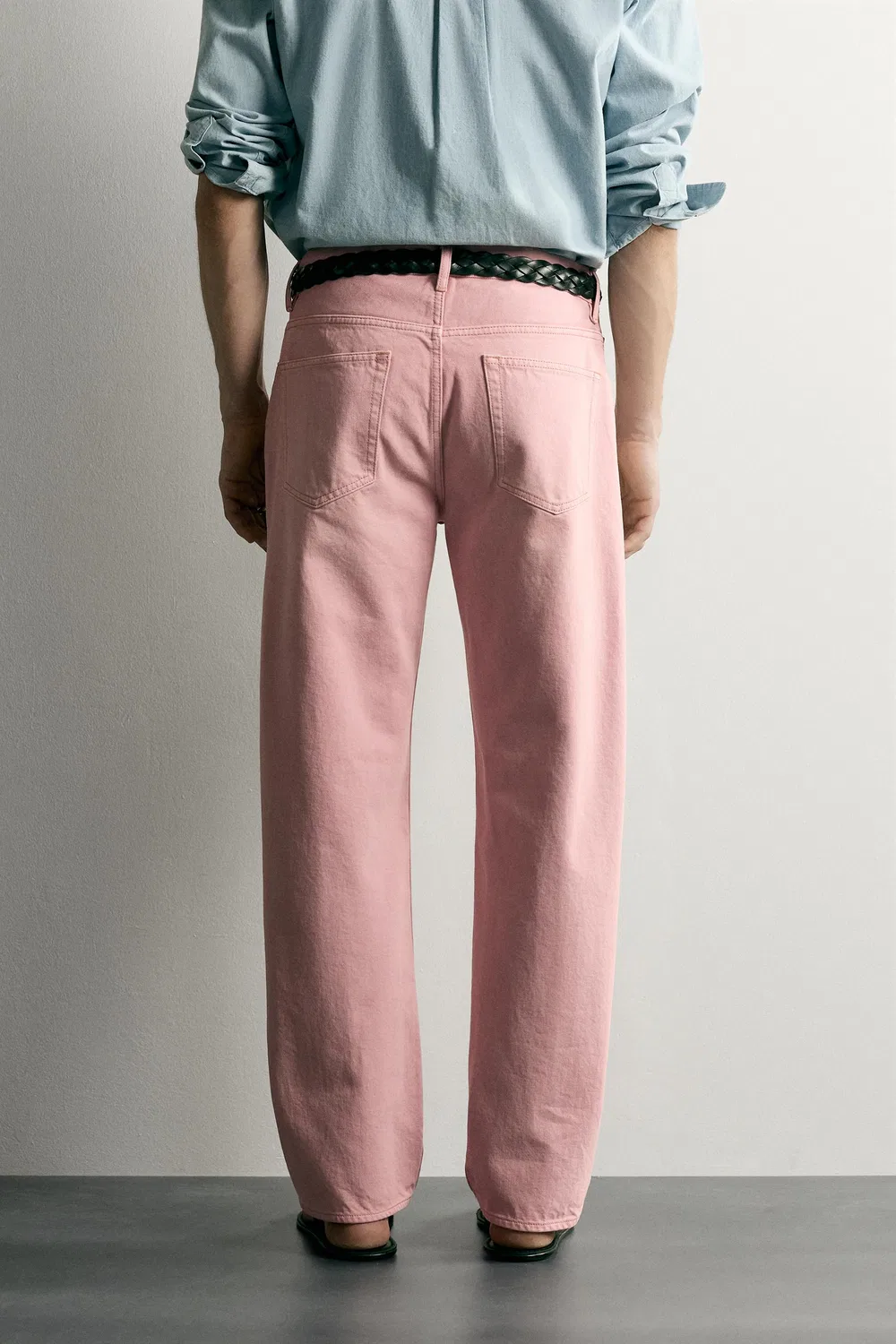 картинка Джинсы прямого кроя ZARA, Light pink от магазина Одежда+