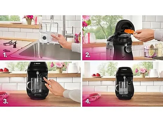 картинка Капсульная кофемашина Bosch Tassimo Happy TAS102E, черный от магазина Одежда+