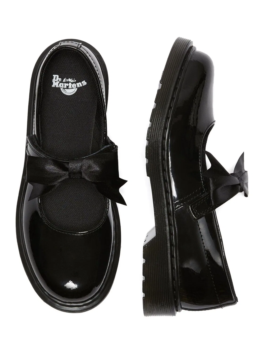 картинка Туфли Mary Jane, Patent Lamper Dr. Martens, черный от магазина Одежда+