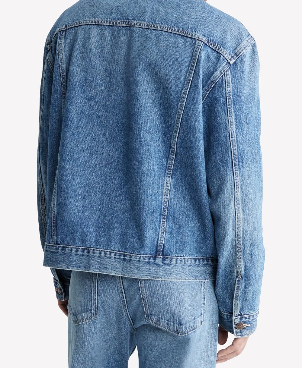 картинка Мужская джинсовая куртка Calvin Klein, Tinted Ck Stone от магазина Одежда+