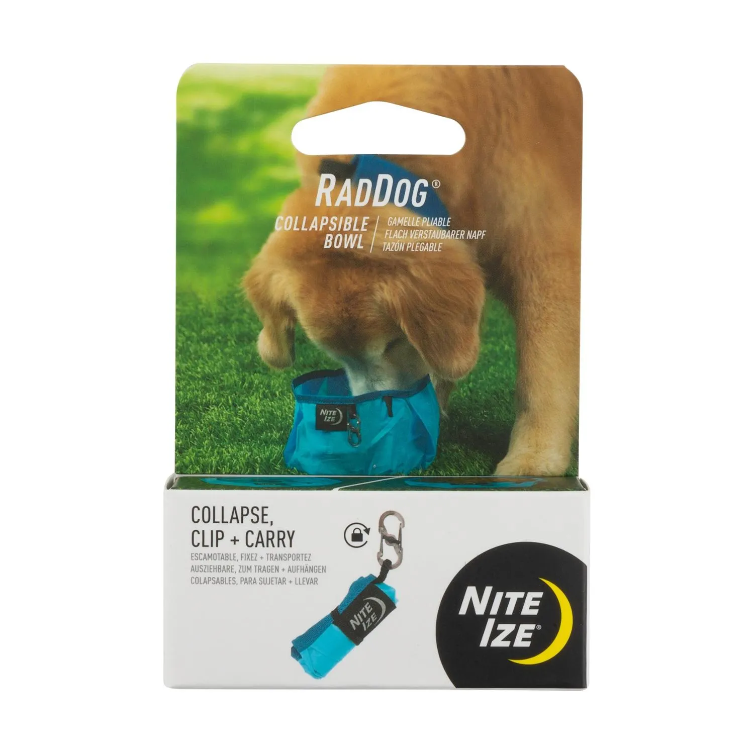 картинка Раскладная миска для собак RadDog Nite Ize, Blue от магазина Одежда+