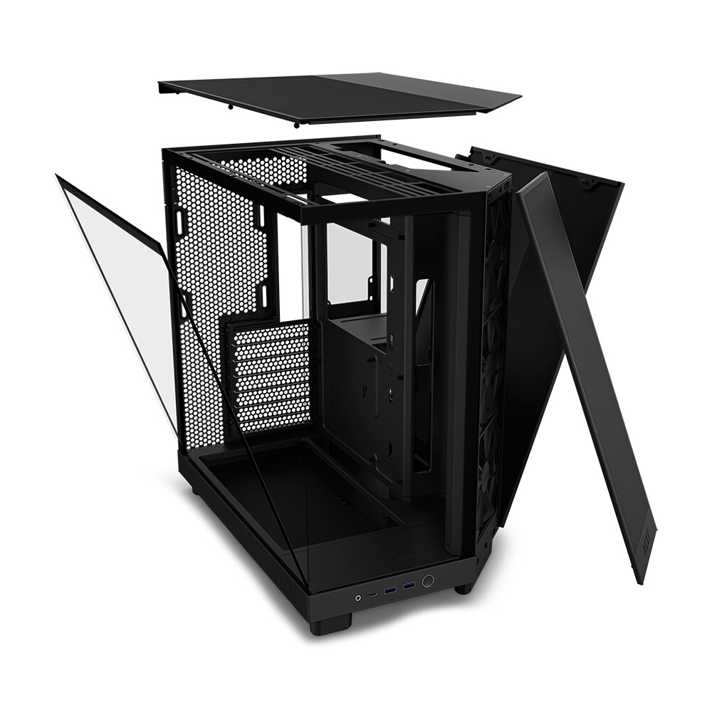 картинка Корпус NZXT H6 Flow, Mid Tower, черный от магазина Одежда+