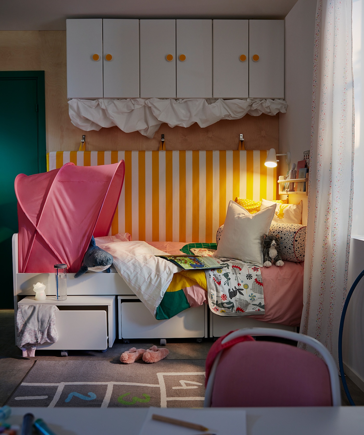 картинка Кровать-палатка IKEA, 70/80/90, розовый от магазина Одежда+