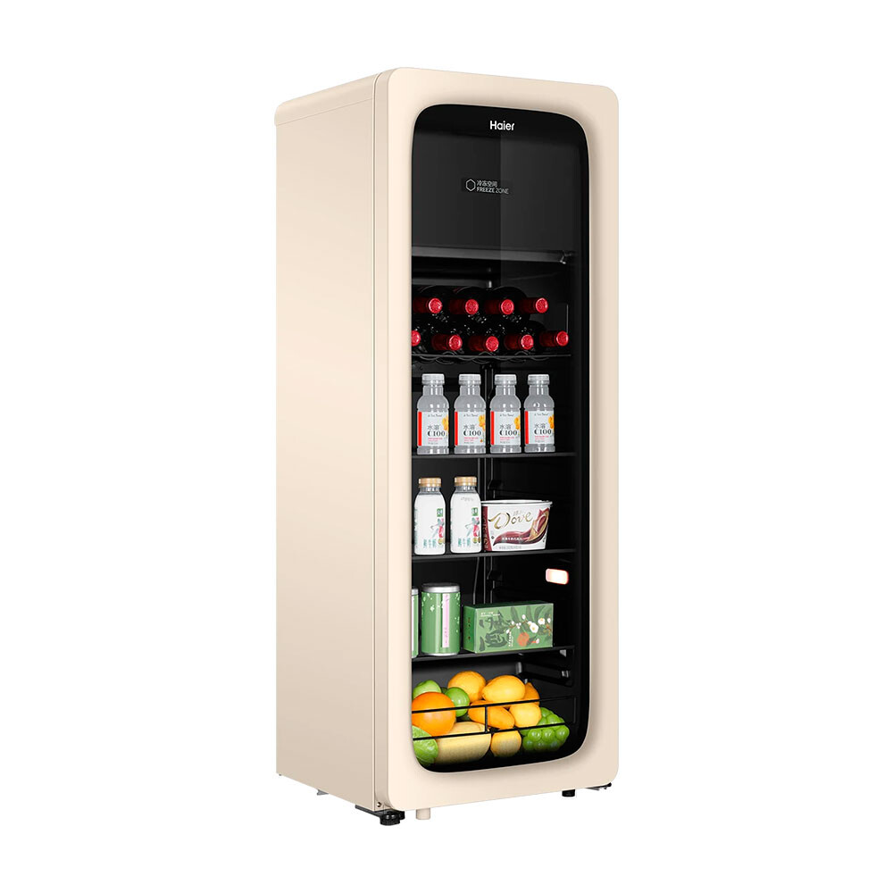 картинка Холодильник барный Haier 133L, DS0133LH9EY1, бежевый от магазина Одежда+