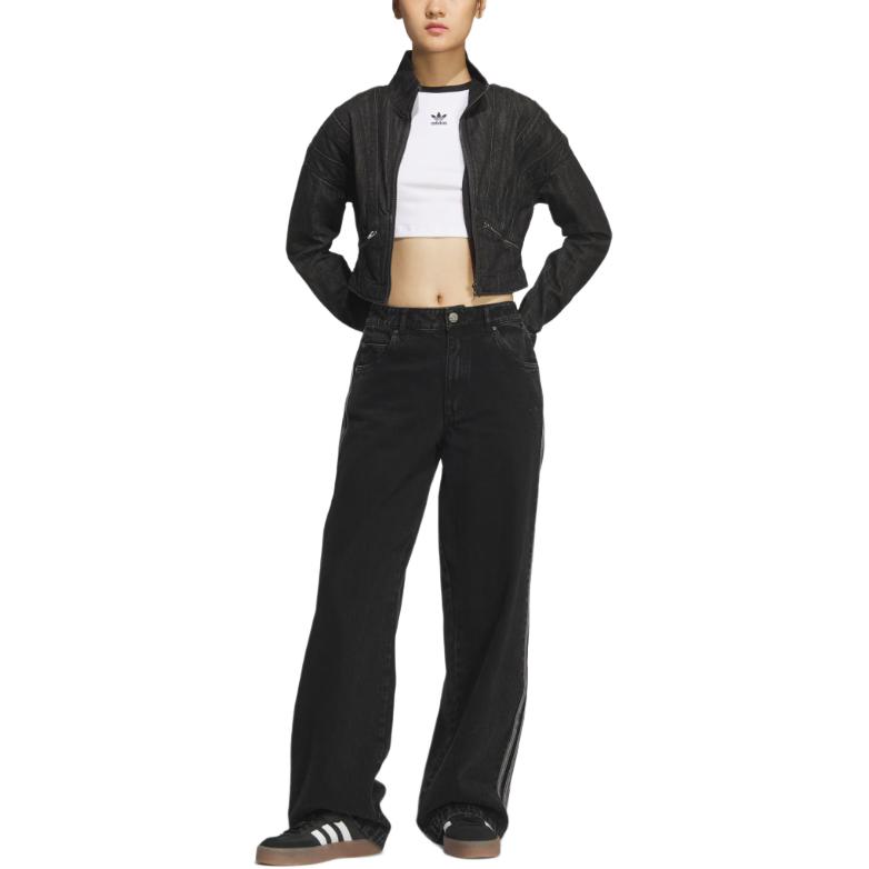 картинка Adidas Originals Куртка джинсовая женская, Denim Black от магазина Одежда+