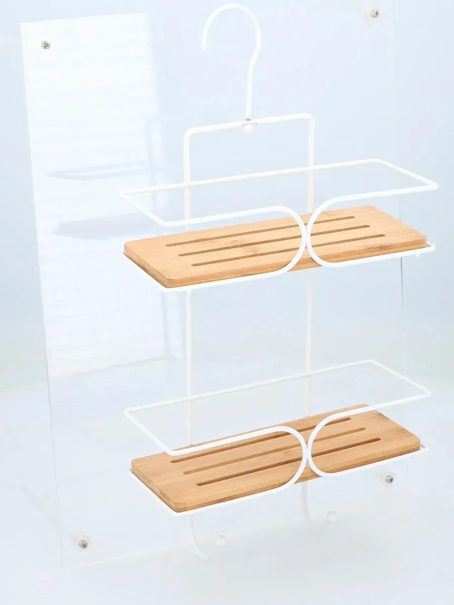 картинка Настенная полка для душа Bath & Shower, Двойная от магазина Одежда+
