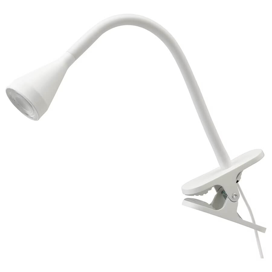 картинка Рабочая лампа Ikea Navlinge Led Tweezer Spotlight, белый от магазина Одежда+