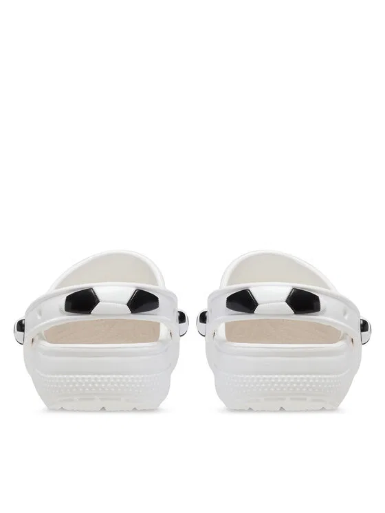 картинка Шлепанцы Classic Soccer Ball Clog T Crocs, белый от магазина Одежда+