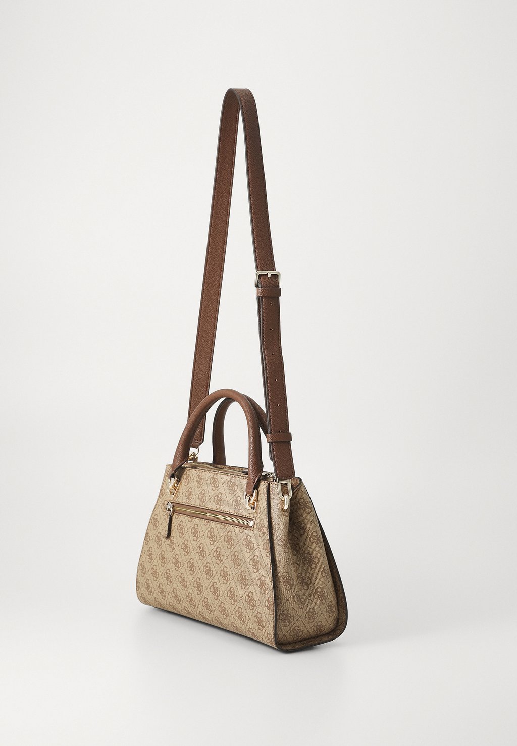 картинка Сумка Guess NOELLE II LUXURY SATCHEL, коричневая от магазина Одежда+