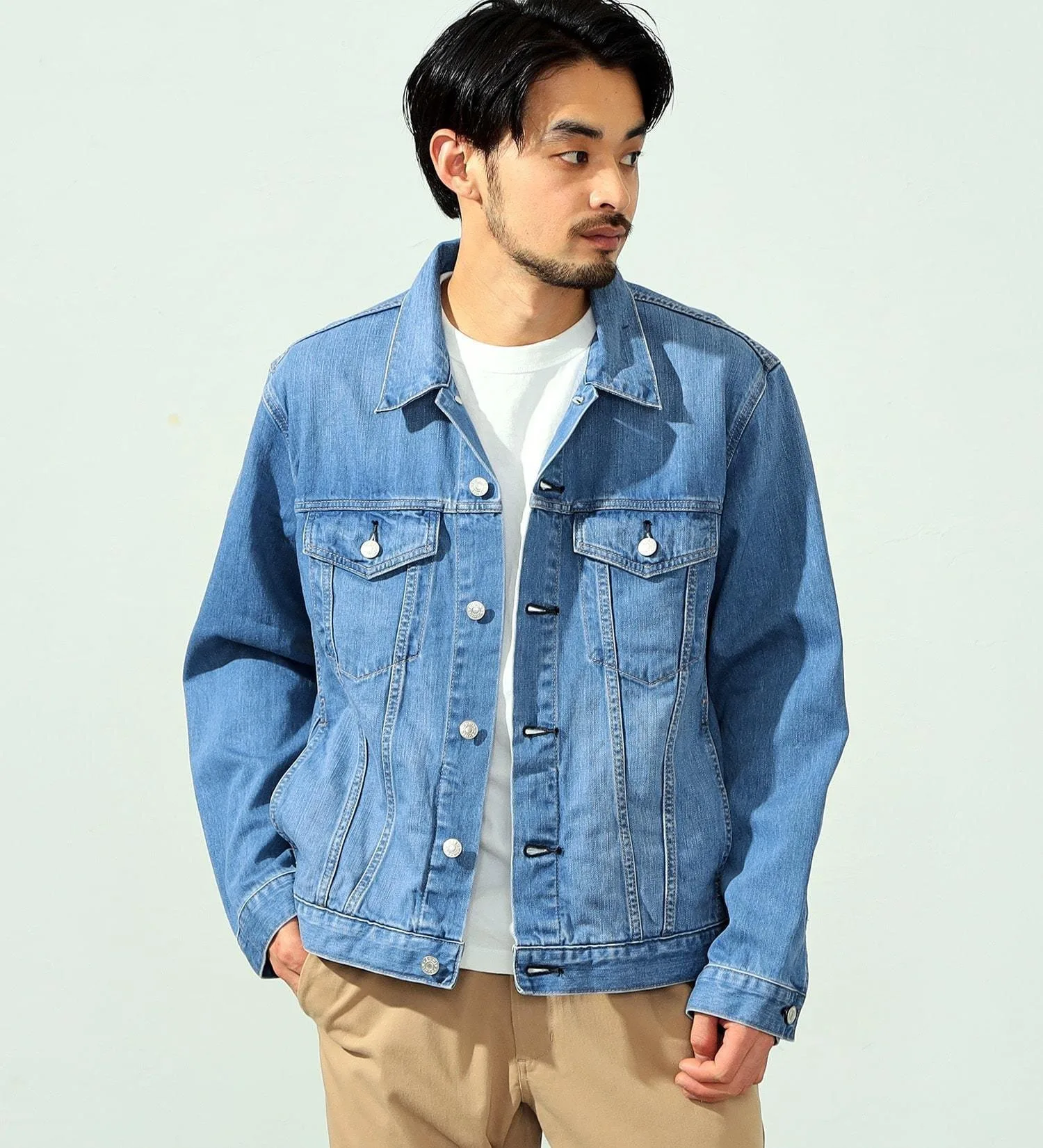 картинка Джинсовая куртка Edwin, Light blue от магазина Одежда+