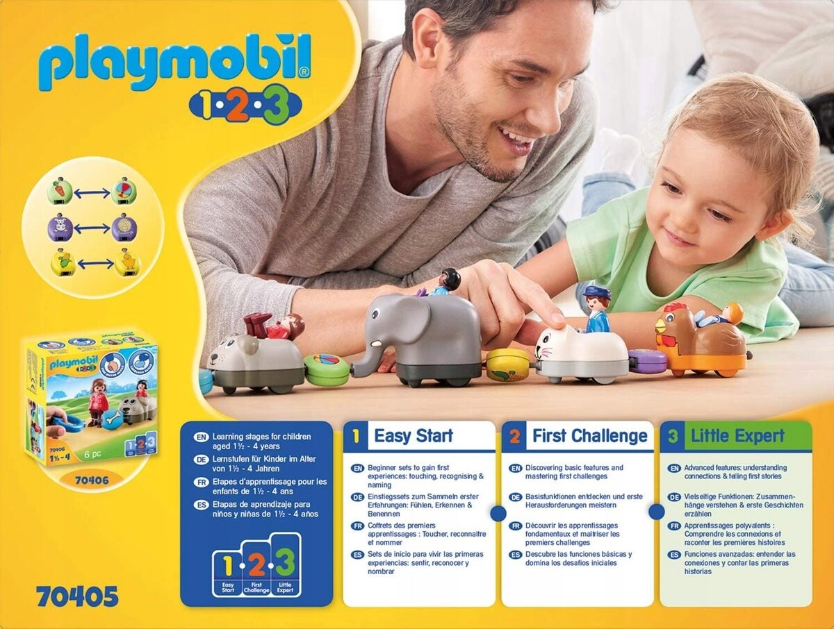 картинка Плеймобиль 1.2.3. Мой первый поезд (70405) Playmobil от магазина Одежда+