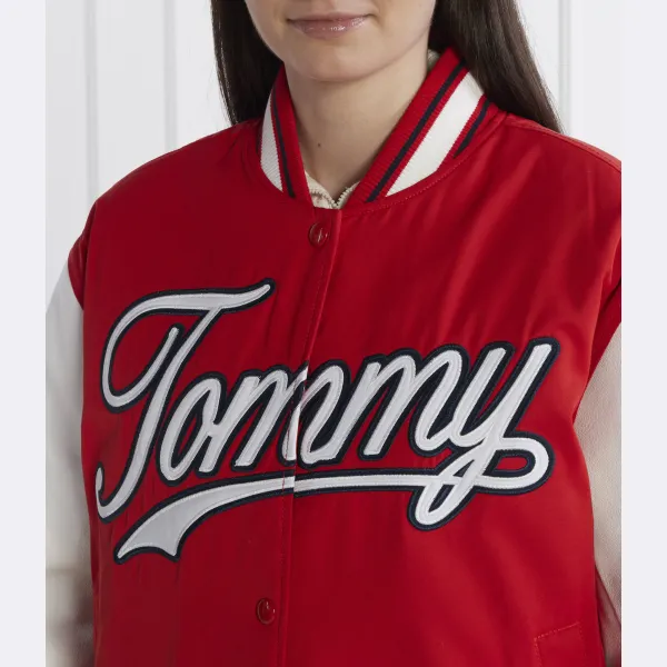 картинка Бомбер стандартного кроя Tommy Hilfiger, красный от магазина Одежда+