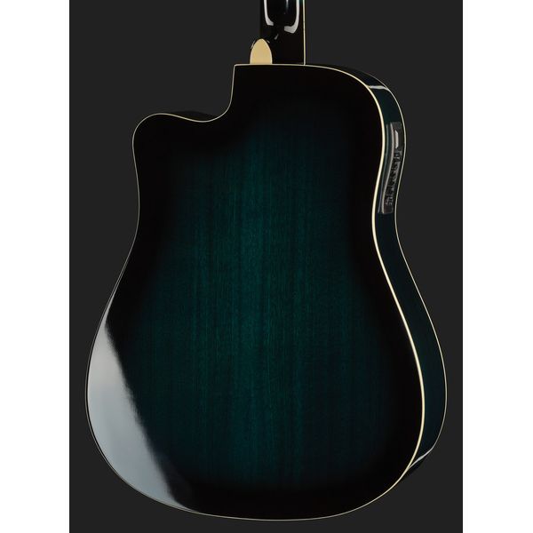 картинка Гитара Harley Benton D-120CE TB, голубой/черный от магазина Одежда+