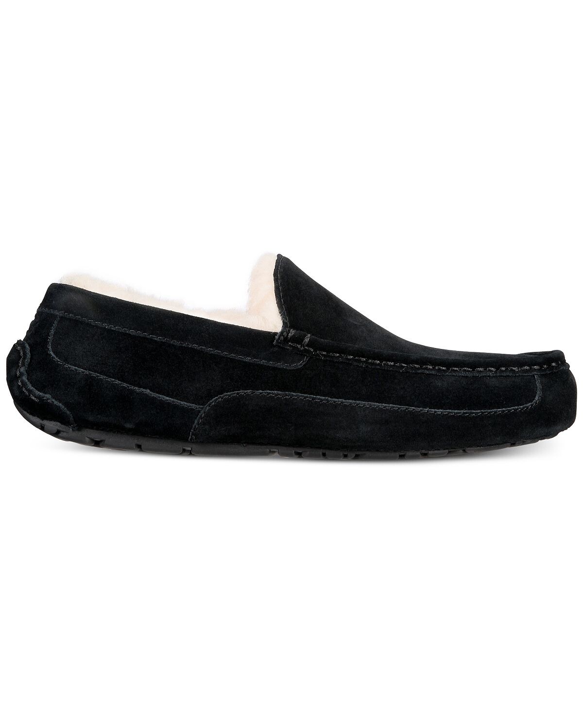 картинка Мужские мокасины UGG Ascot, черные от магазина Одежда+