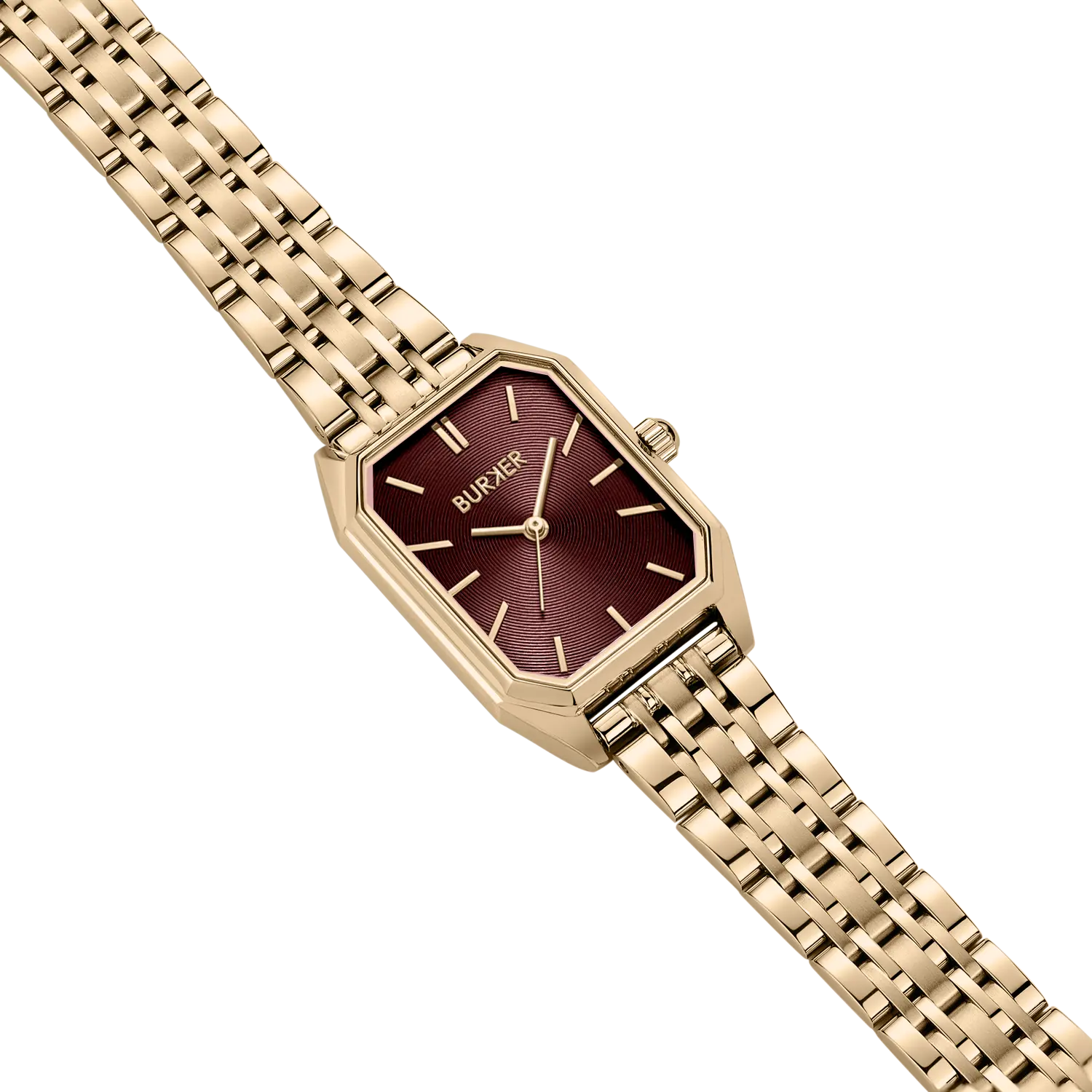 картинка Часы Burker Isabell, Gold Burgundy от магазина Одежда+