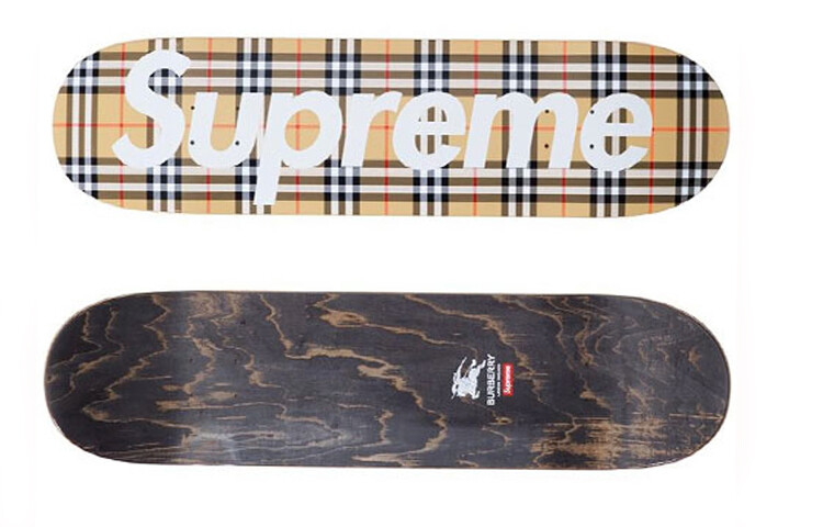 картинка Скейтборд Supreme, коричневый / розовый от магазина Одежда+