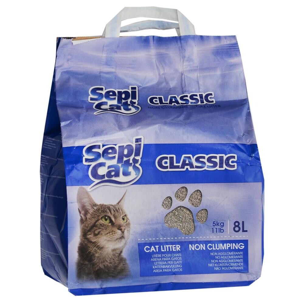 картинка SepiCat Комкующийся наполнитель для кошачьего туалета Classic 8л SepiCat от магазина Одежда+
