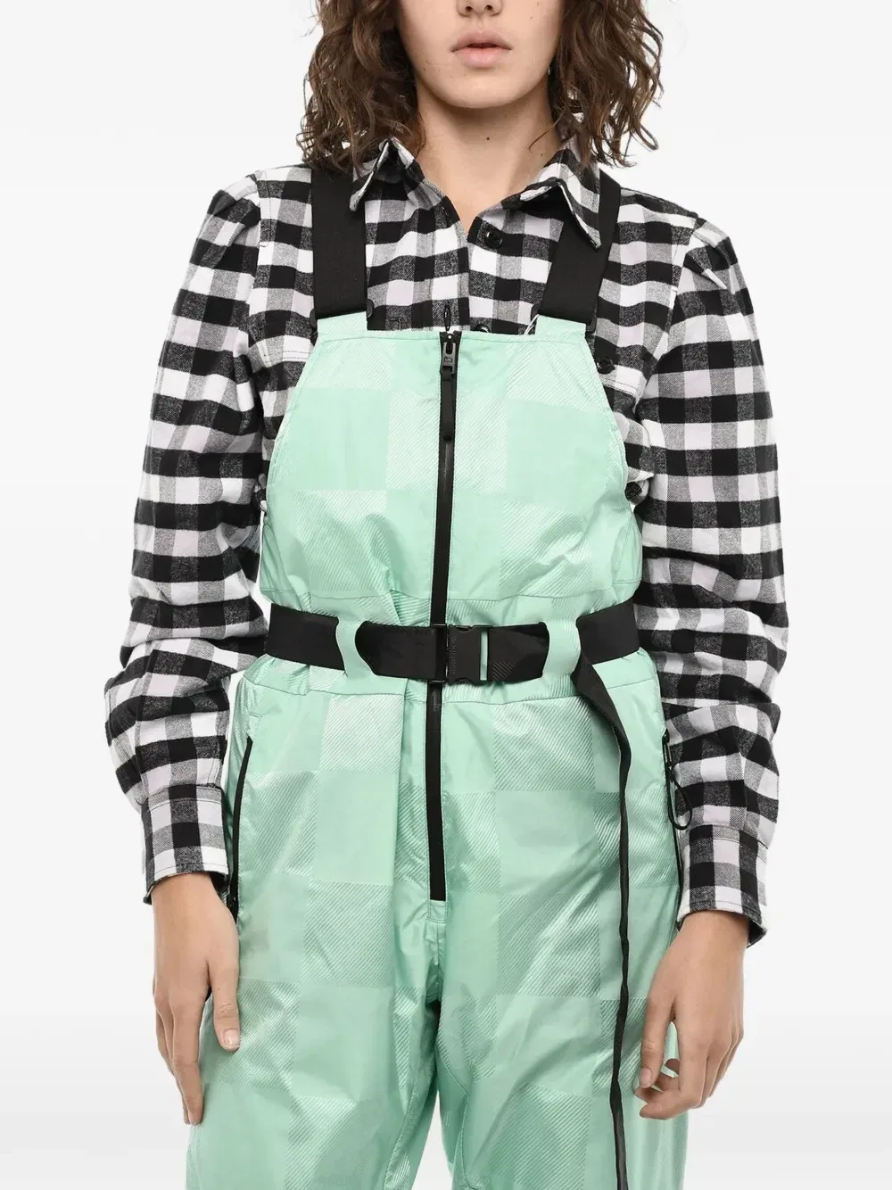 картинка Комбинезон Shelter в клетку Woolrich, зеленый от магазина Одежда+