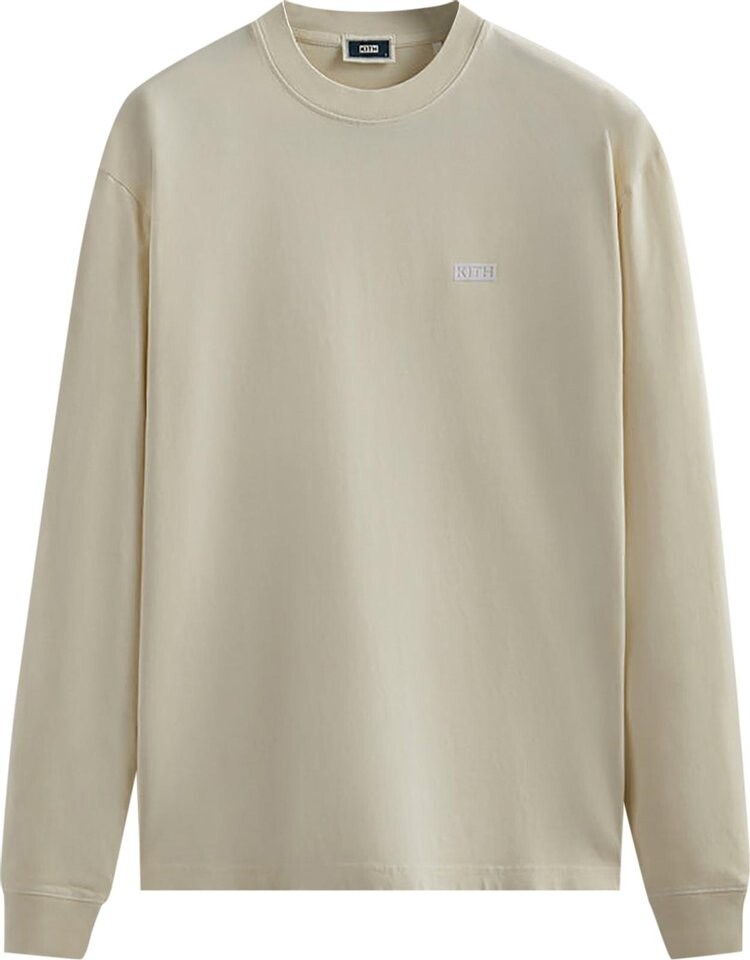 картинка Лонгслив Kith Long-Sleeve Lax Tee 'Sandrift', кремовый от магазина Одежда+