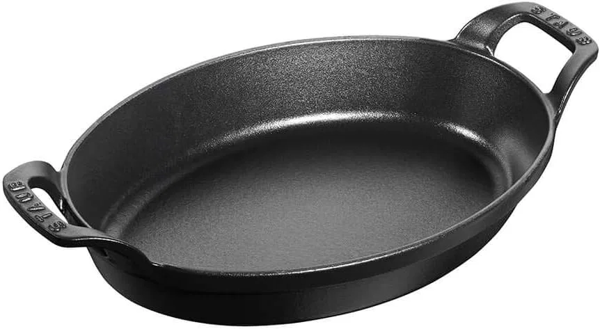 картинка Жаропрочное овальное блюдо из чугуна STAUB, Black от магазина Одежда+