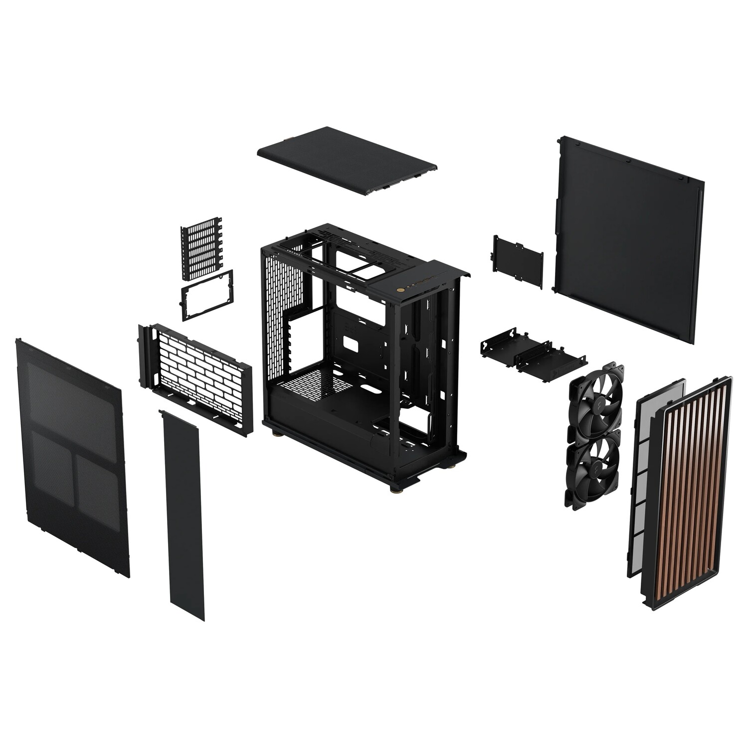 картинка Корпус Fractal Design North, Mid Tower, чёрный от магазина Одежда+