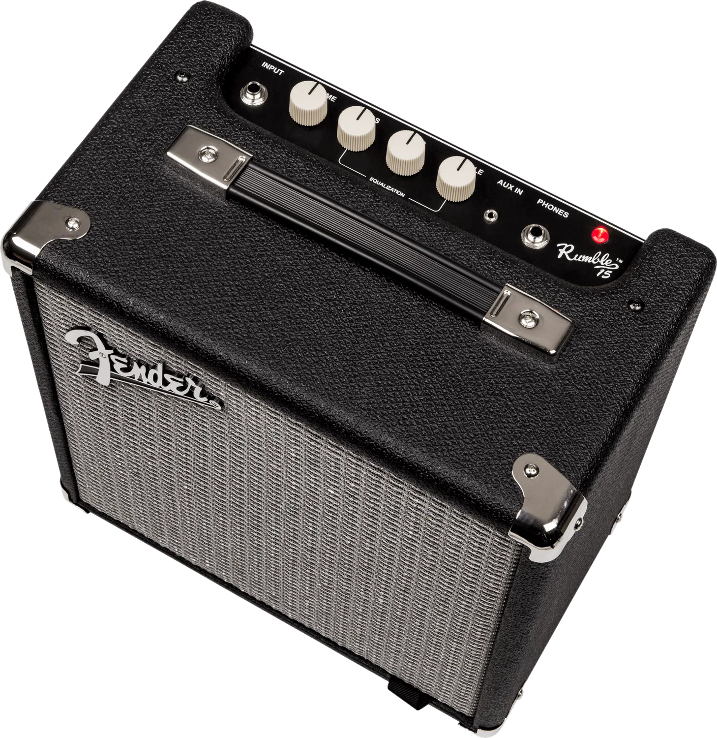 картинка Комбоусилитель 15 Вт Fender Rumble 15, Black and Silver от магазина Одежда+