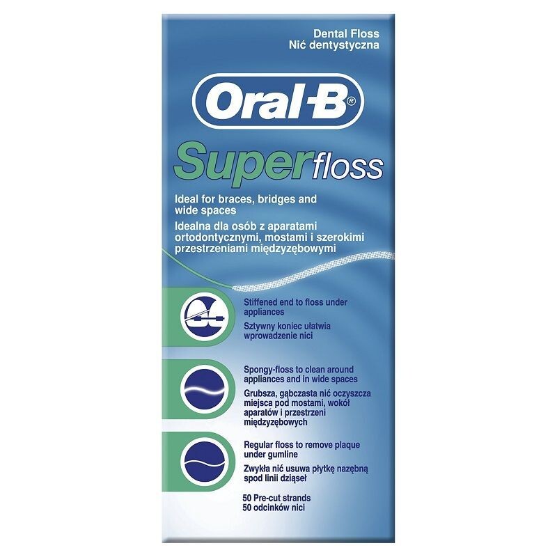 картинка Oral-B Super Floss зубная нить от магазина Одежда+