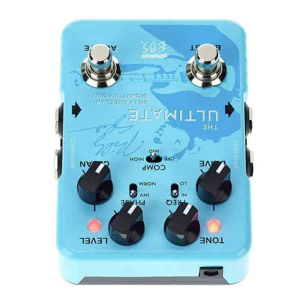 картинка Overdrive/Boost педаль EBS Billy Sheehan Signature Drive, Black от магазина Одежда+